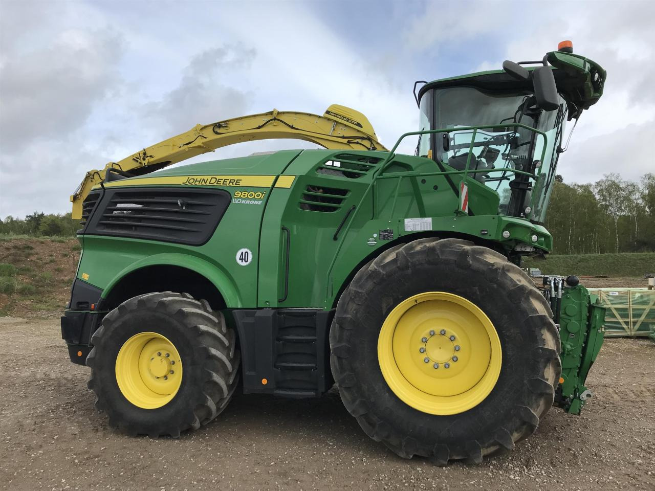 John Deere 9800i - 견인식 목초수확기 : 사진 1 John Deere 9800i - 견인식 목초수확기 : 사진 1