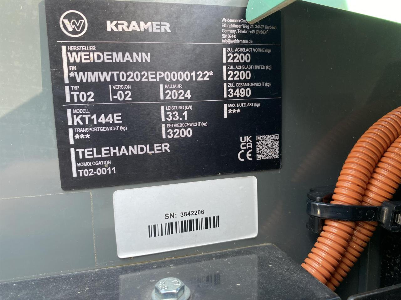 Kramer KT144e - 텔레스코픽 핸들러 : 사진 5 Kramer KT144e - 텔레스코픽 핸들러 : 사진 5