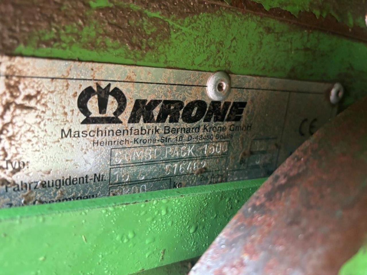 Krone CP 1500 MC - 원형 베일러 : 사진 5 Krone CP 1500 MC - 원형 베일러 : 사진 5