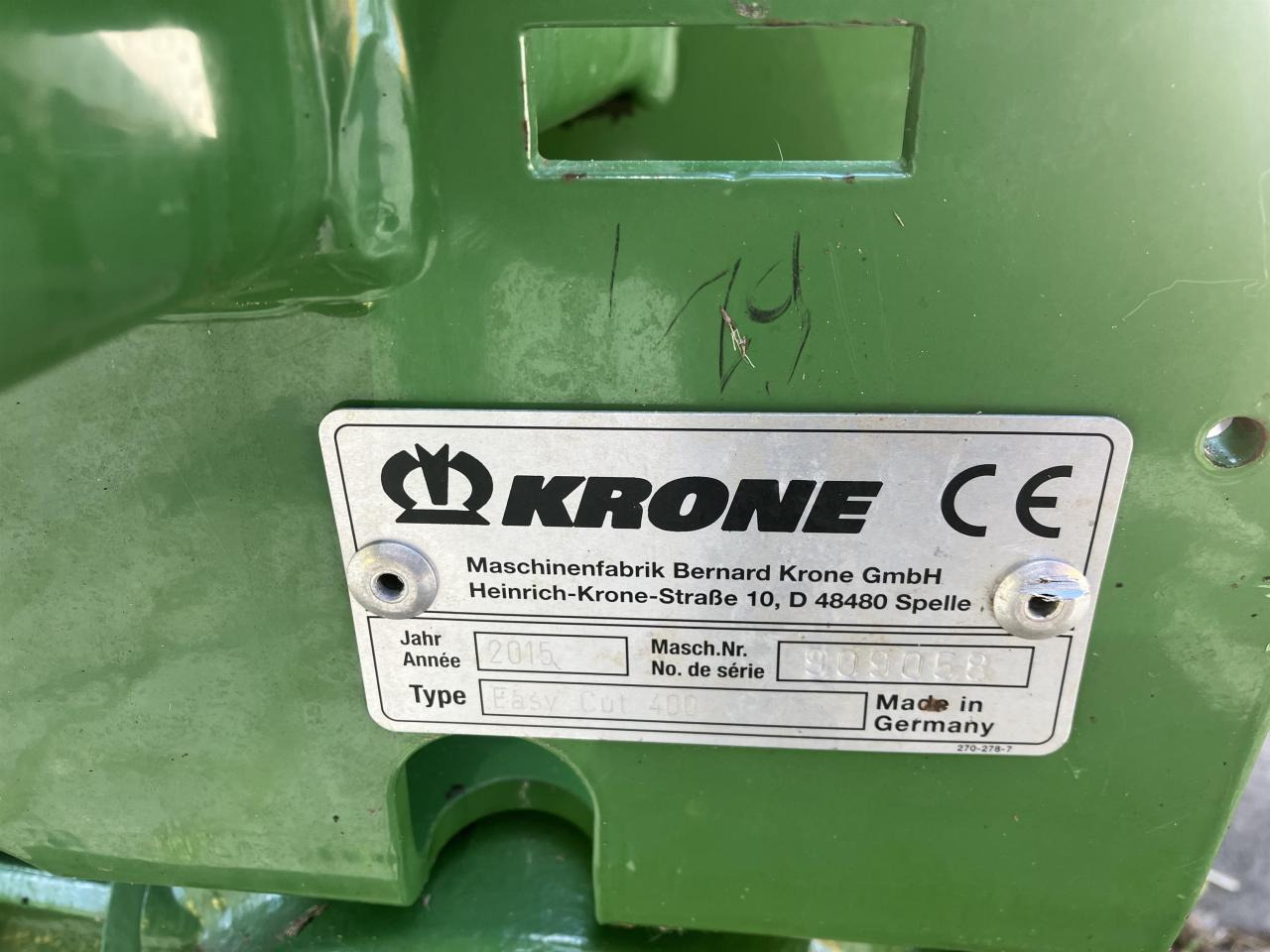 Krone EC 400 - 모어 : 사진 4 Krone EC 400 - 모어 : 사진 4