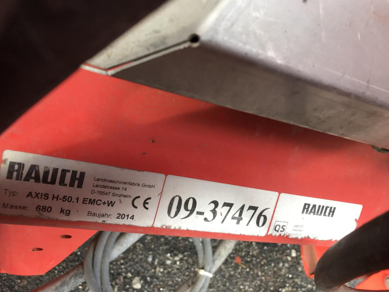 Rauch Axis-H50.1 EMC+W - 비료 스프레더 : 사진 5 Rauch Axis-H50.1 EMC+W - 비료 스프레더 : 사진 5