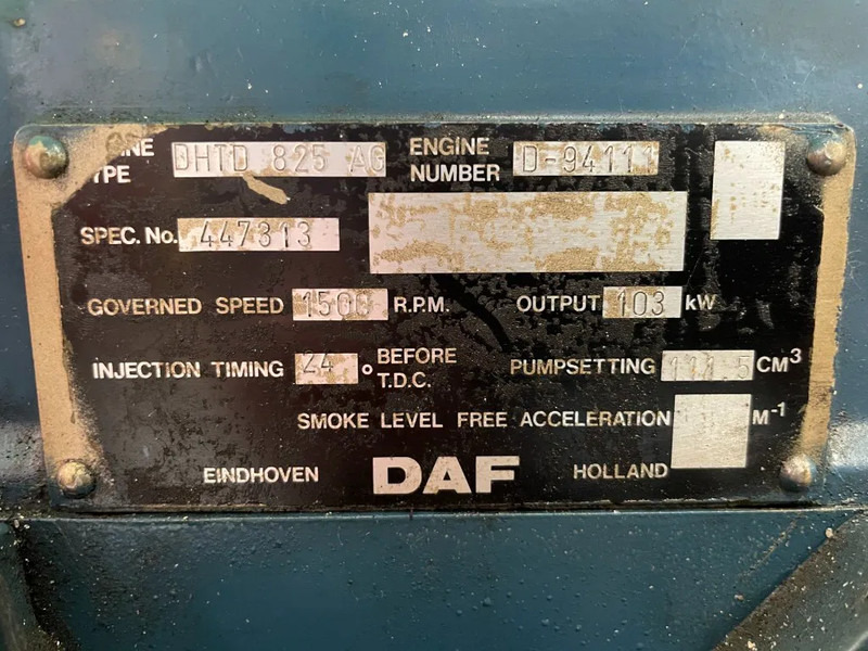 DAF DHTD 825 AG dieselmotor, 140 PK als nieuw! - 엔진 자재 취급 장비 용 : 사진 4 DAF DHTD 825 AG dieselmotor, 140 PK als nieuw! - 엔진 자재 취급 장비 용 : 사진 4