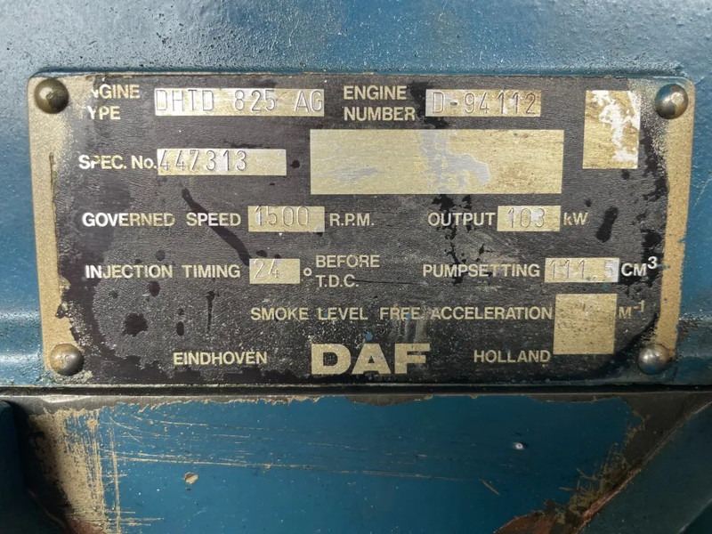 DAF DHTD 825 AG dieselmotor, 140 PK als nieuw! - 엔진 자재 취급 장비 용 : 사진 4 DAF DHTD 825 AG dieselmotor, 140 PK als nieuw! - 엔진 자재 취급 장비 용 : 사진 4