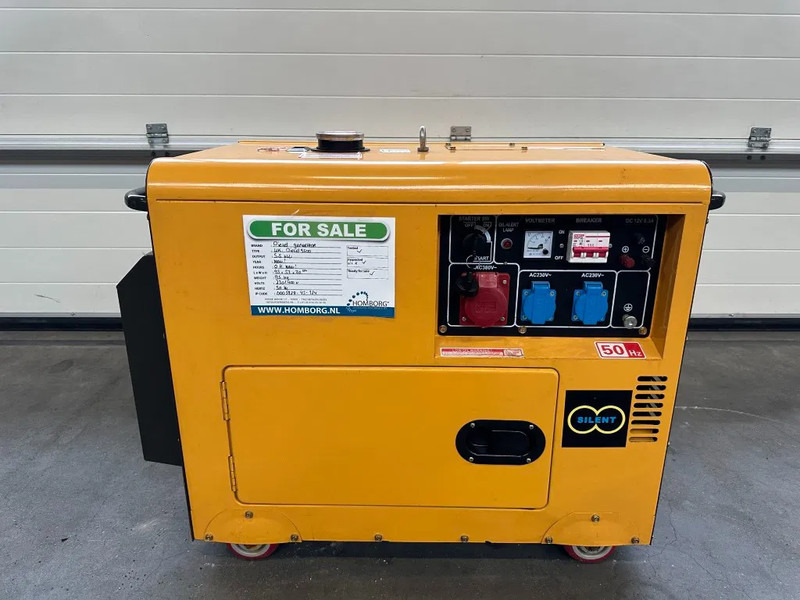 Diesel Diesel Generator UK-9500 5.5 kW 230 en 400 Volt Silent Diesel generator New ! - 발전기 세트 : 사진 1 Diesel Diesel Generator UK-9500 5.5 kW 230 en 400 Volt Silent Diesel generator New ! - 발전기 세트 : 사진 1