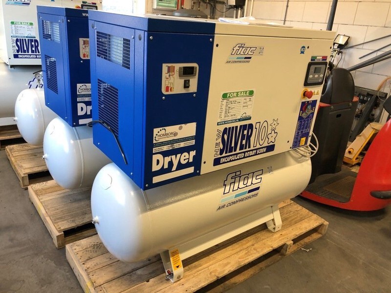 Fiac New Silver D 10 / 300 Silent 7.5 kW 860 L / min 10 bar Elektrische Schroefcompressor met ketel en droger - 공기 압축기 : 사진 4 Fiac New Silver D 10 / 300 Silent 7.5 kW 860 L / min 10 bar Elektrische Schroefcompressor met ketel en droger - 공기 압축기 : 사진 4