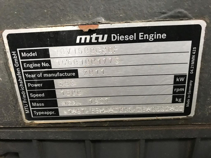GESAN DTR 500 kVA Supersilent DTR 500 kVA MTU Leroy Somer 500 Supersilent generatorset - 발전기 세트 : 사진 3 GESAN DTR 500 kVA Supersilent DTR 500 kVA MTU Leroy Somer 500 Supersilent generatorset - 발전기 세트 : 사진 3