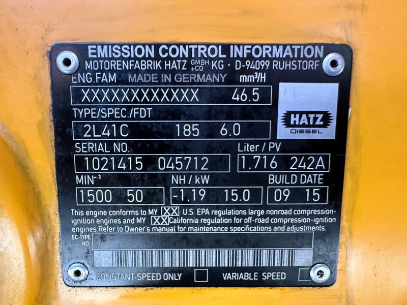 Hatz 2L41C Stamford 17.5 kVA Silentpack generatorset - 발전기 세트 : 사진 4 Hatz 2L41C Stamford 17.5 kVA Silentpack generatorset - 발전기 세트 : 사진 4