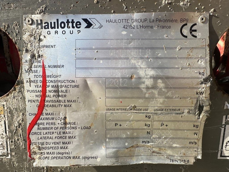 Haulotte Optimum 8 Elektra Schaarhoogwerker 7.8 meter Werkhoogte 427 Hours ! - 시저 리프트 : 사진 3 Haulotte Optimum 8 Elektra Schaarhoogwerker 7.8 meter Werkhoogte 427 Hours ! - 시저 리프트 : 사진 3