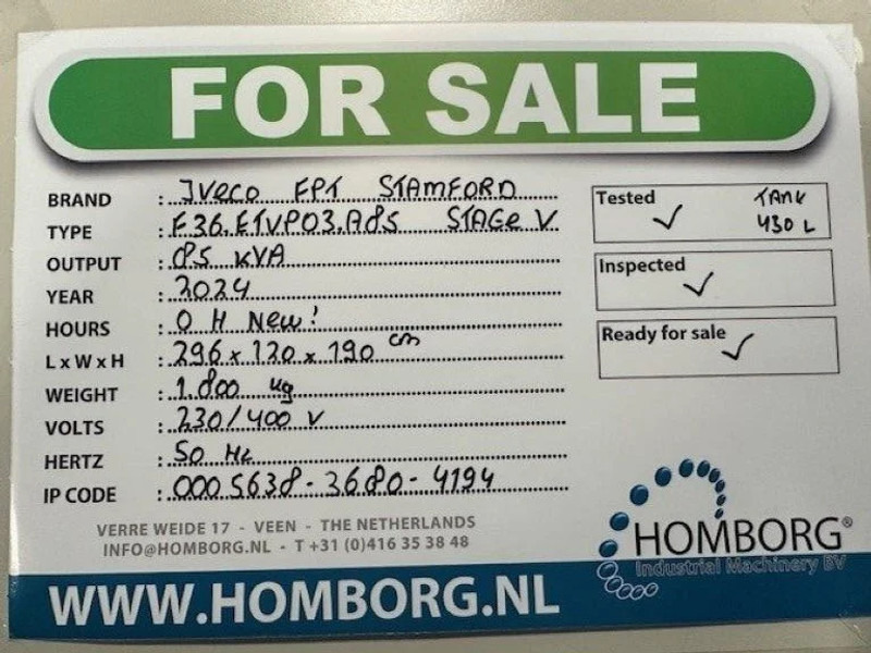 Iveco FPT Stage 5 Stamford 85 kVA Rental Silent generatorset Stage V New - 발전기 세트 : 사진 2 Iveco FPT Stage 5 Stamford 85 kVA Rental Silent generatorset Stage V New - 발전기 세트 : 사진 2