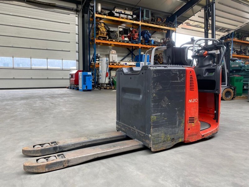 Linde N20 2 ton Elektrische Orderpicker Meerijder Palletwagen - 팔레트 트럭 : 사진 1 Linde N20 2 ton Elektrische Orderpicker Meerijder Palletwagen - 팔레트 트럭 : 사진 1