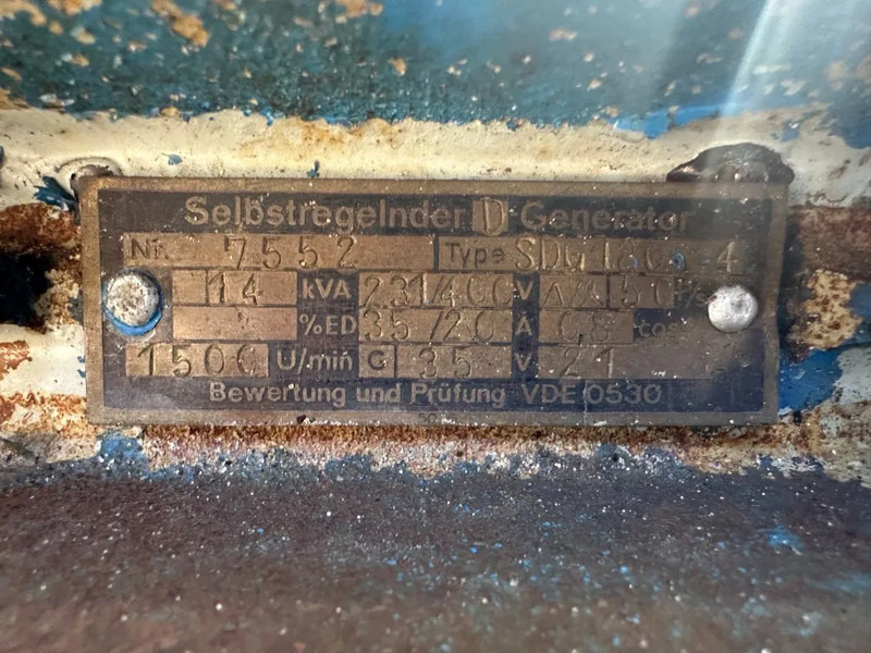 Mercedes-Benz 4 cilinder 14 kVA generatorset - 발전기 세트 : 사진 5 Mercedes-Benz 4 cilinder 14 kVA generatorset - 발전기 세트 : 사진 5