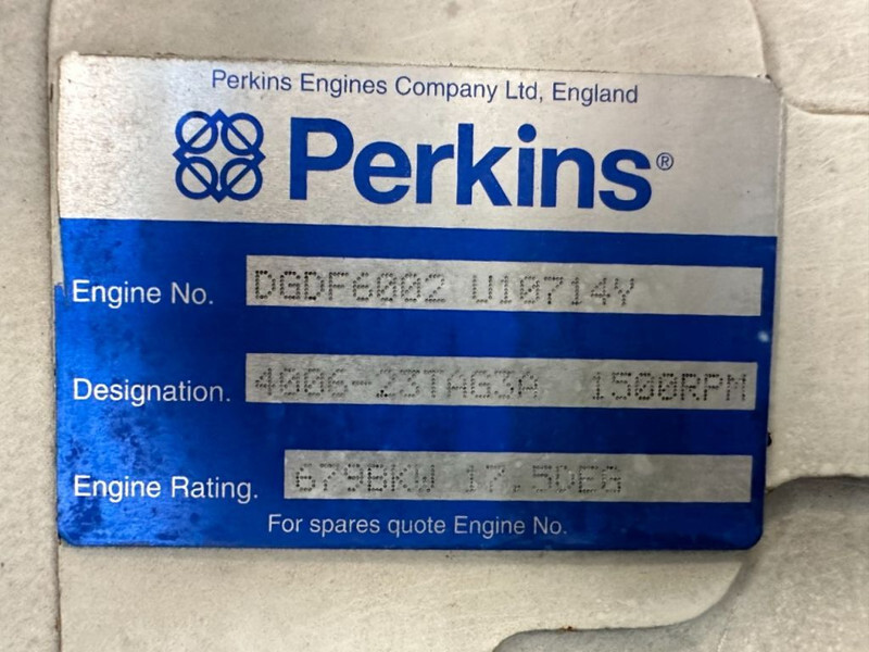 Perkins 4006-23TAG3A Stamford 900 kVA Silent generatorset - 발전기 세트 : 사진 3 Perkins 4006-23TAG3A Stamford 900 kVA Silent generatorset - 발전기 세트 : 사진 3