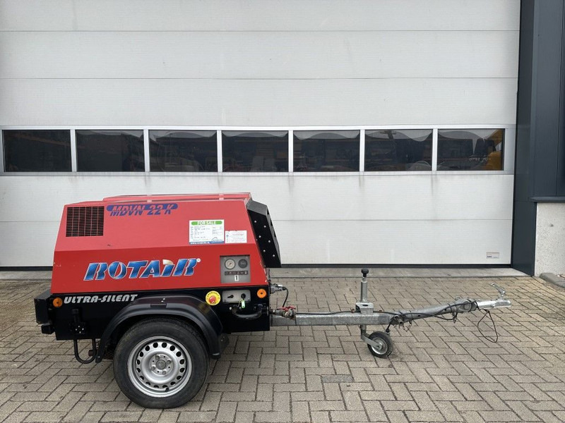 Rotair MDVN 22 K Kubota 2000 L / min 6.5 Bar Mobiele Diesel Compressor as New ! - 공기 압축기 : 사진 1 Rotair MDVN 22 K Kubota 2000 L / min 6.5 Bar Mobiele Diesel Compressor as New ! - 공기 압축기 : 사진 1