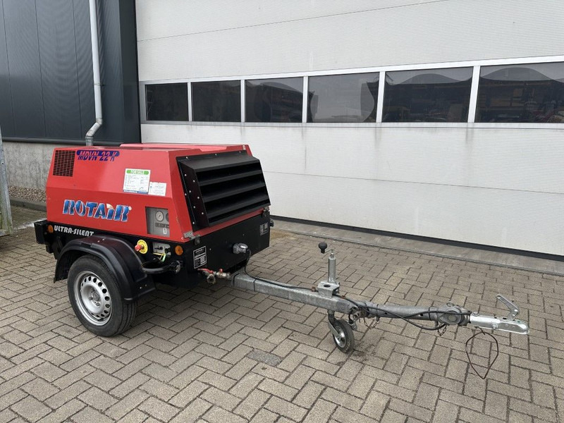 Rotair MDVN 22 K Kubota 2000 L / min 6.5 Bar Mobiele Diesel Compressor as New ! - 공기 압축기 : 사진 2 Rotair MDVN 22 K Kubota 2000 L / min 6.5 Bar Mobiele Diesel Compressor as New ! - 공기 압축기 : 사진 2