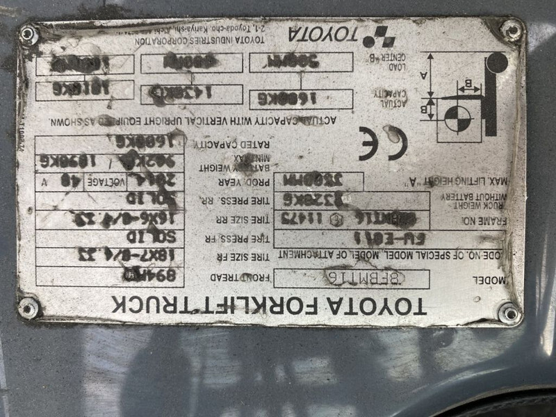 Toyota Traigo 16 Duplex Freelift Sideshift 1.6 ton Elektra Heftruck - 전기 지게차 : 사진 3 Toyota Traigo 16 Duplex Freelift Sideshift 1.6 ton Elektra Heftruck - 전기 지게차 : 사진 3