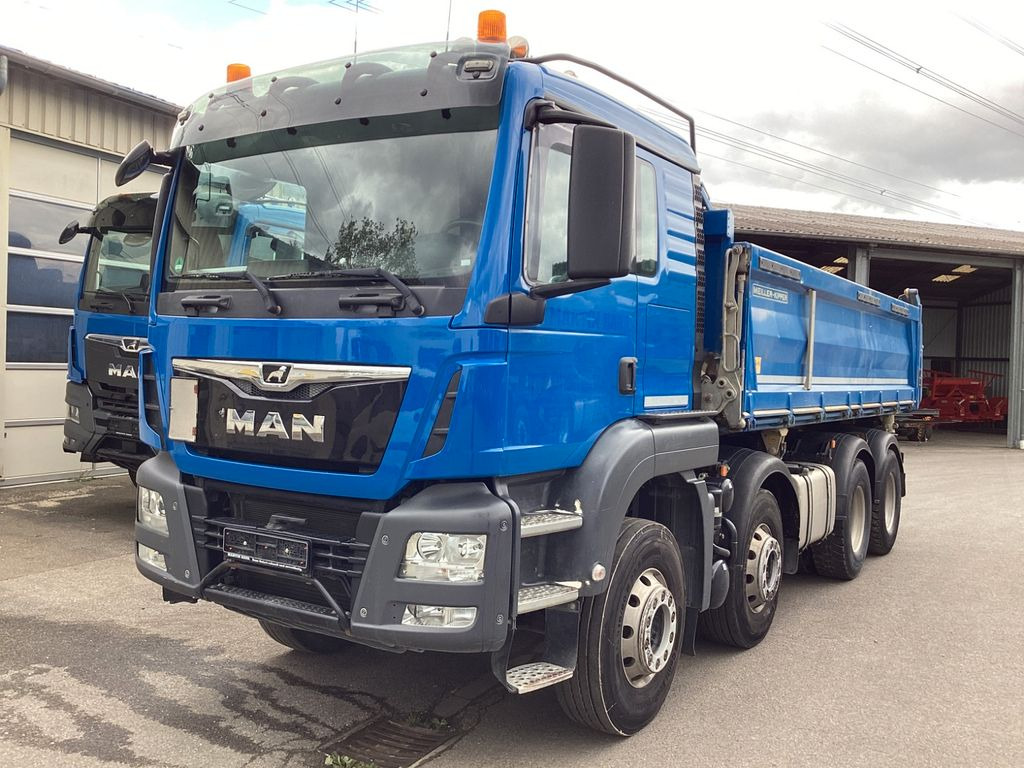 MAN TGS 35.470 8x4 Meiller 3-Seiten Stahlkipper - 덤프트럭 : 사진 1 MAN TGS 35.470 8x4 Meiller 3-Seiten Stahlkipper - 덤프트럭 : 사진 1