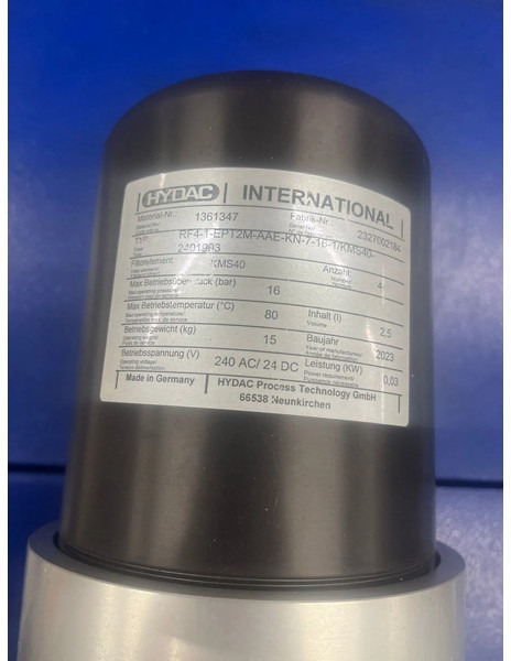 Hydac autofilt RF4 - 예비 부속 : 사진 3 Hydac autofilt RF4 - 예비 부속 : 사진 3