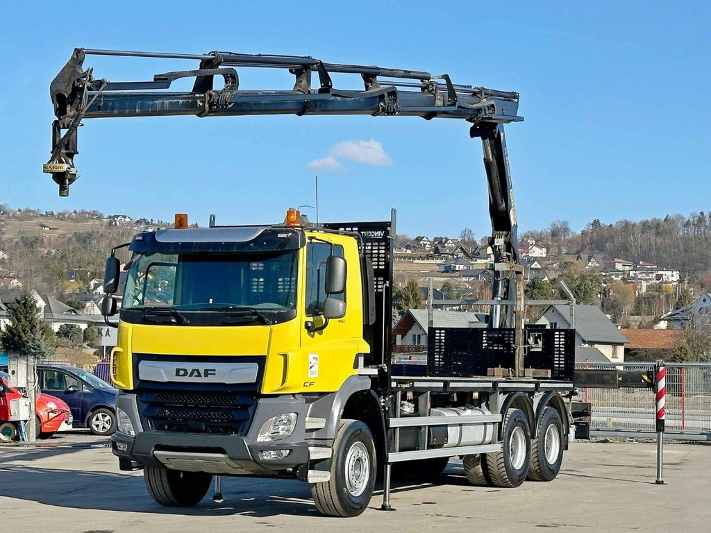 DAF CF 450 * PK 22002 - EH D + FUNK * 6x4 * TOP - 크레인 트럭, 드롭사이드/ 플랫베드 트럭 : 사진 2 DAF CF 450 * PK 22002 - EH D + FUNK * 6x4 * TOP - 크레인 트럭, 드롭사이드/ 플랫베드 트럭 : 사진 2