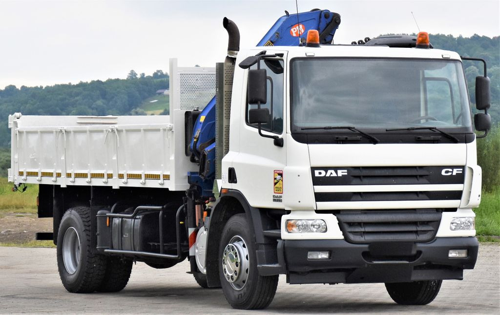 DAF CF 75.310 *Kipper 5,10 m + KRAN * TOPZUSTAND - 크레인 트럭, 덤프트럭 : 사진 3 DAF CF 75.310 *Kipper 5,10 m + KRAN * TOPZUSTAND - 크레인 트럭, 덤프트럭 : 사진 3