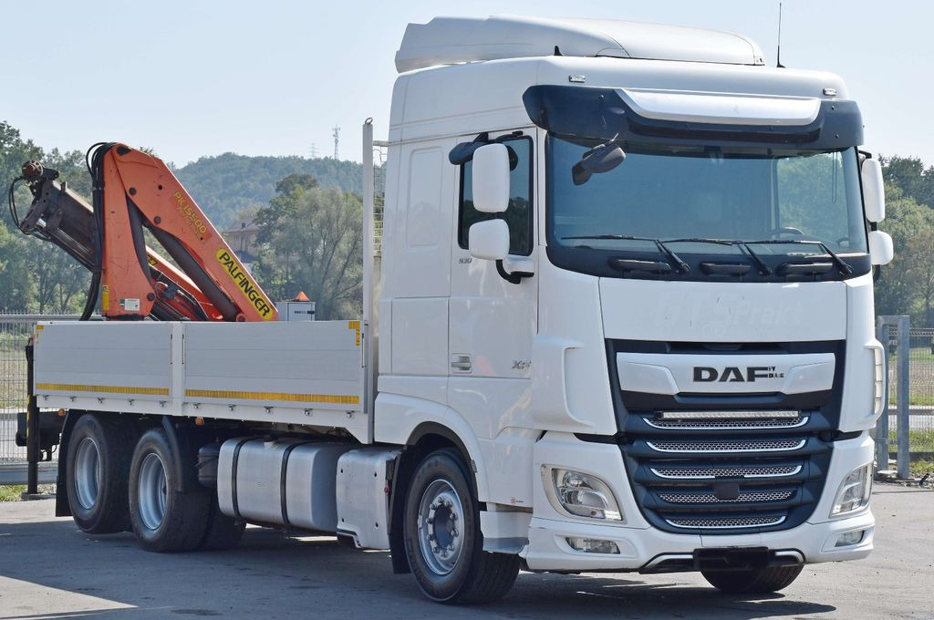 DAF XF 530 Pritsche 6,30 m + PK 15500 * TOPZUSTAND - 크레인 트럭 : 사진 3 DAF XF 530 Pritsche 6,30 m + PK 15500 * TOPZUSTAND - 크레인 트럭 : 사진 3