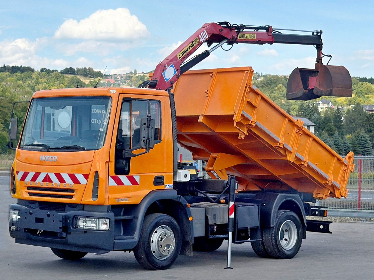 Iveco EUROCARGO 120E18 * HMF 403 K1 * TOPZUSTAND - 크레인 트럭, 덤프트럭 : 사진 2 Iveco EUROCARGO 120E18 * HMF 403 K1 * TOPZUSTAND - 크레인 트럭, 덤프트럭 : 사진 2