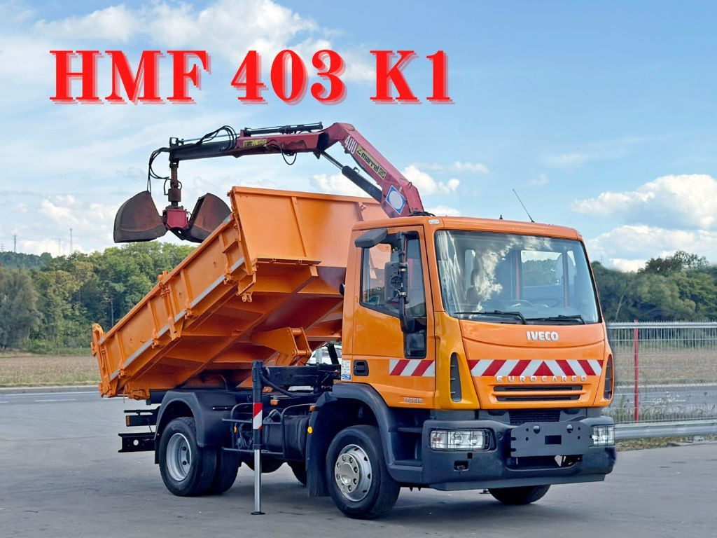 Iveco EUROCARGO 120E18 * HMF 403 K1 * TOPZUSTAND - 크레인 트럭, 덤프트럭 : 사진 1 Iveco EUROCARGO 120E18 * HMF 403 K1 * TOPZUSTAND - 크레인 트럭, 덤프트럭 : 사진 1