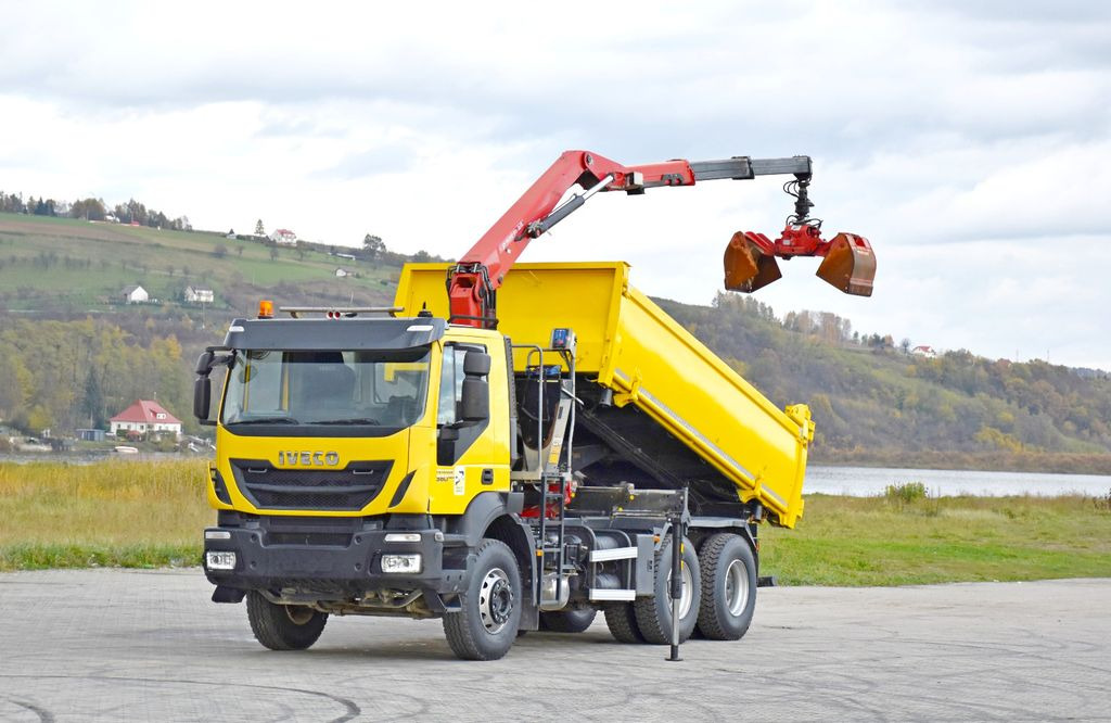 Iveco TRAKKER 360 * Kipper 4,90m* KRAN/FUNK*6x4 - 덤프트럭, 크레인 트럭 : 사진 2 Iveco TRAKKER 360 * Kipper 4,90m* KRAN/FUNK*6x4 - 덤프트럭, 크레인 트럭 : 사진 2