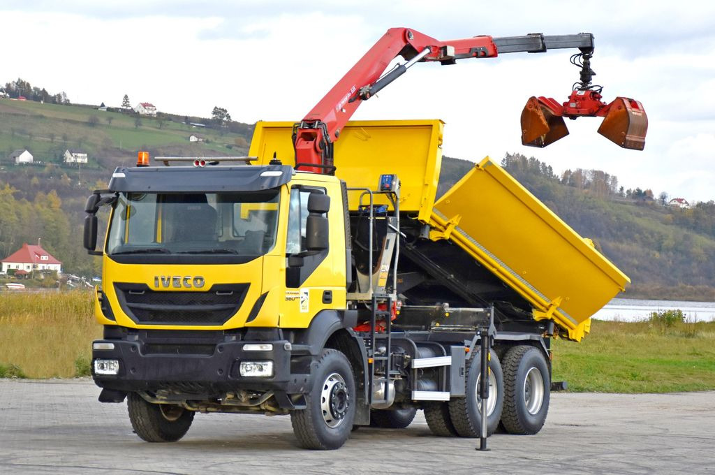 Iveco TRAKKER 360 * Kipper 4,90m* KRAN/FUNK*6x4 - 덤프트럭, 크레인 트럭 : 사진 3 Iveco TRAKKER 360 * Kipper 4,90m* KRAN/FUNK*6x4 - 덤프트럭, 크레인 트럭 : 사진 3