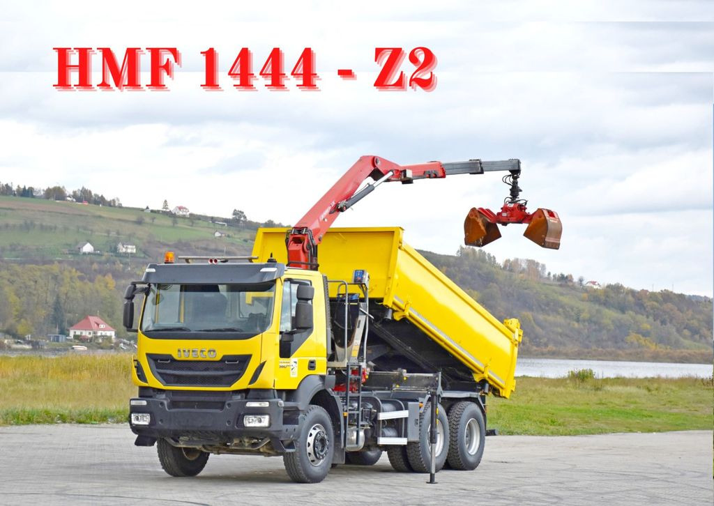 Iveco TRAKKER 360 * Kipper 4,90m* KRAN/FUNK*6x4 - 크레인 트럭, 덤프트럭 : 사진 1 Iveco TRAKKER 360 * Kipper 4,90m* KRAN/FUNK*6x4 - 크레인 트럭, 덤프트럭 : 사진 1