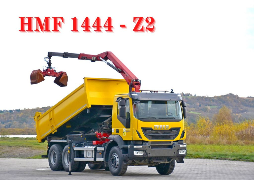 Iveco TRAKKER 360 * Kipper 4,90m* KRAN/FUNK*6x4 - 덤프트럭, 크레인 트럭 : 사진 1 Iveco TRAKKER 360 * Kipper 4,90m* KRAN/FUNK*6x4 - 덤프트럭, 크레인 트럭 : 사진 1