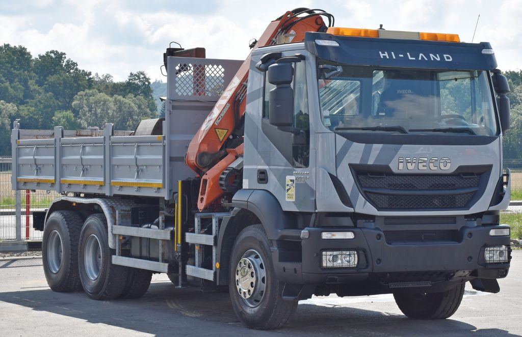 Iveco TRAKKER 410*Kipper 5,20m*ATLAS 165.2E * FUNK/6x4 - 크레인 트럭, 덤프트럭 : 사진 4 Iveco TRAKKER 410*Kipper 5,20m*ATLAS 165.2E * FUNK/6x4 - 크레인 트럭, 덤프트럭 : 사진 4