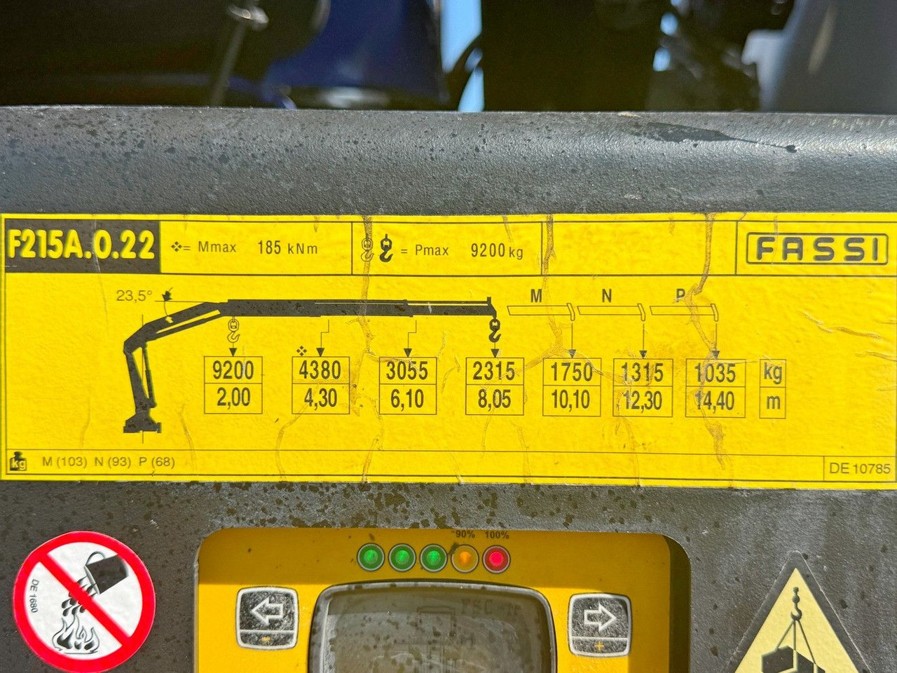 덤프트럭, 크레인 트럭 Iveco TRAKKER 450 * FASSI F215A.0.22 + FUNK / 8x4 *TOP : 사진 9