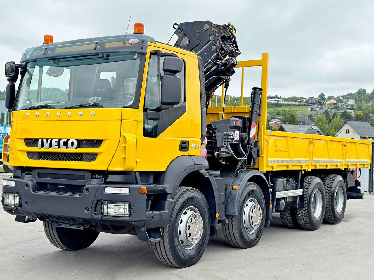 Iveco TRAKKER 450* HIAB 377 EP-4 HIPRO/FUNK/ 8x4 - 크레인 트럭 : 사진 3 Iveco TRAKKER 450* HIAB 377 EP-4 HIPRO/FUNK/ 8x4 - 크레인 트럭 : 사진 3