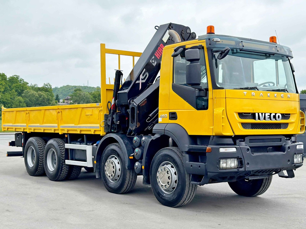 Iveco TRAKKER 450* HIAB 377 EP-4 HIPRO/FUNK/ 8x4 - 크레인 트럭 : 사진 4 Iveco TRAKKER 450* HIAB 377 EP-4 HIPRO/FUNK/ 8x4 - 크레인 트럭 : 사진 4