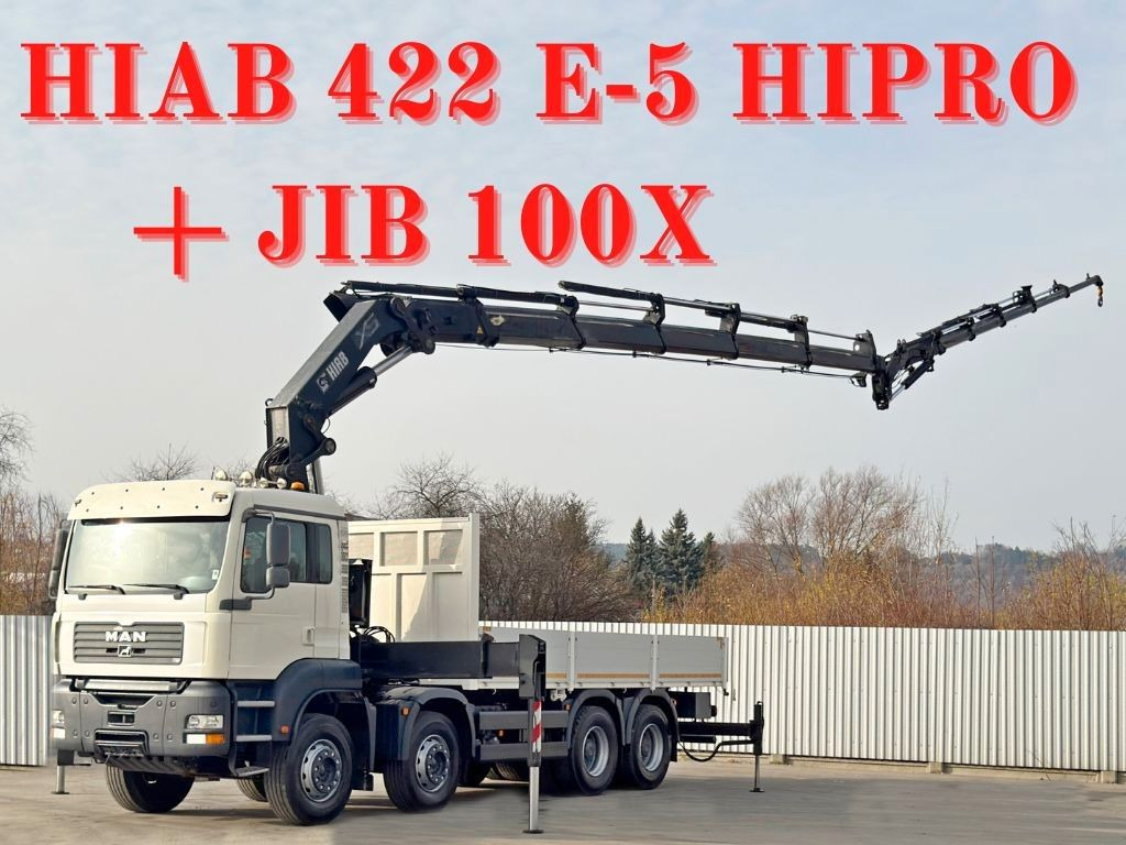 MAN TGA 35.430 * HIAB 422 E - 5 HIPRO + JIB 100X - 크레인 트럭 : 사진 1 MAN TGA 35.430 * HIAB 422 E - 5 HIPRO + JIB 100X - 크레인 트럭 : 사진 1