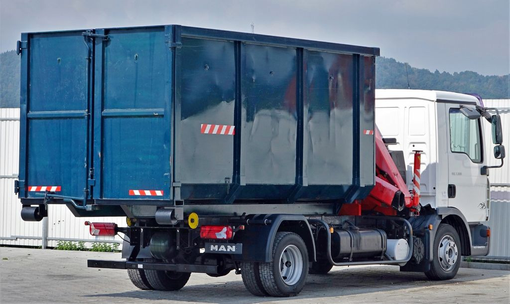 크레인 트럭, 후크 리프트 트럭 MAN TGL 7.150  Abrollkipper + Kran !! MAN TGL 7.150  Abrollkipper + Kran !! : 사진 7