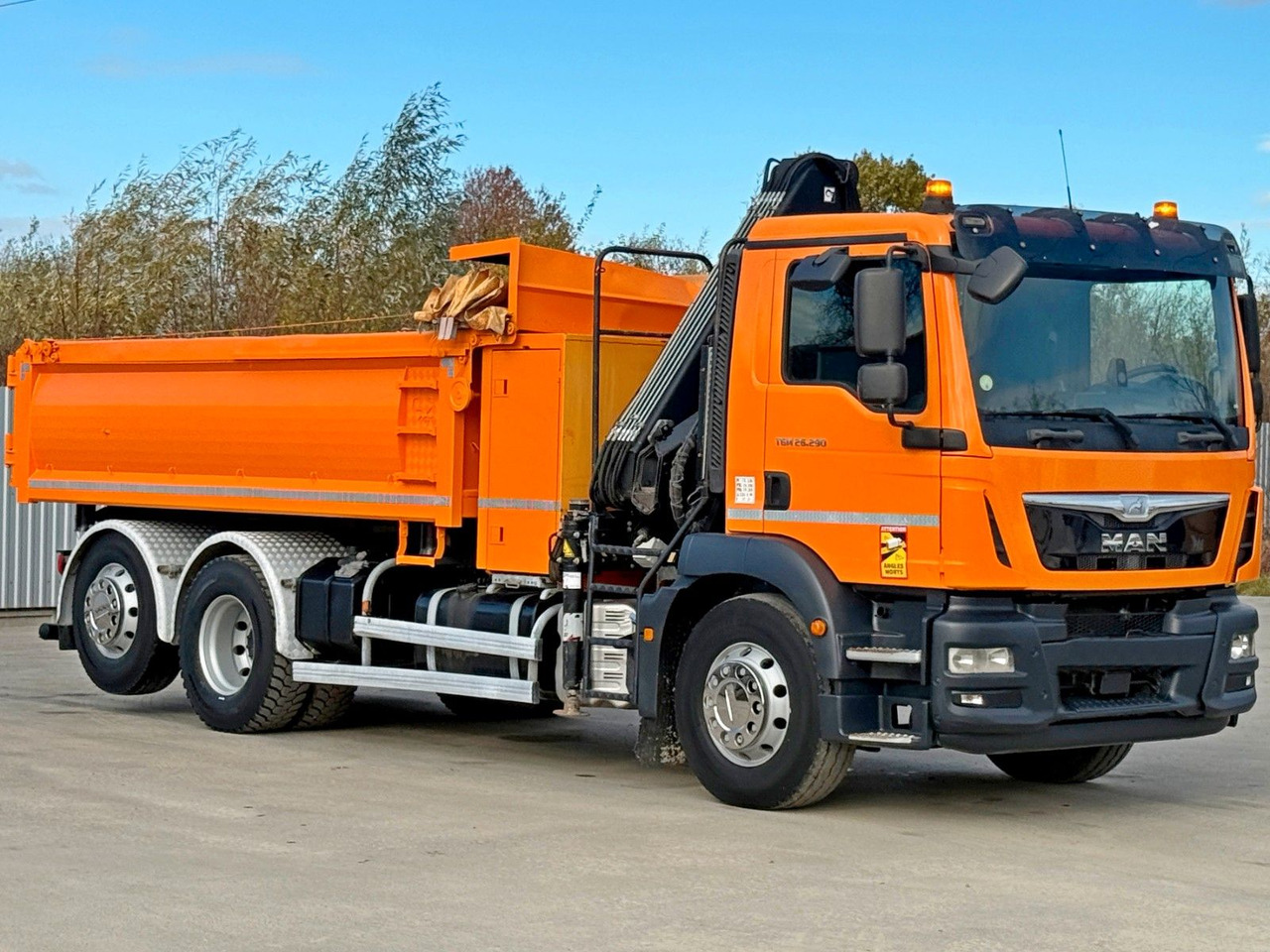 MAN TGM 26.290* KIPPER 4,60m*HIAB 111 B-3 HIDUO/FUNK - 크레인 트럭 : 사진 3 MAN TGM 26.290* KIPPER 4,60m*HIAB 111 B-3 HIDUO/FUNK - 크레인 트럭 : 사진 3