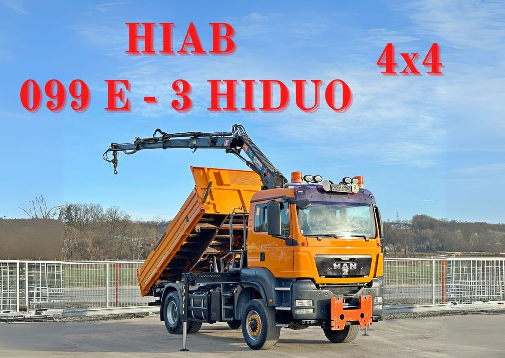 MAN TGS 18.360 * HIAB 099 E-3 HIDUO + FUNK *4x4 - 덤프트럭, 크레인 트럭 : 사진 1 MAN TGS 18.360 * HIAB 099 E-3 HIDUO + FUNK *4x4 - 덤프트럭, 크레인 트럭 : 사진 1