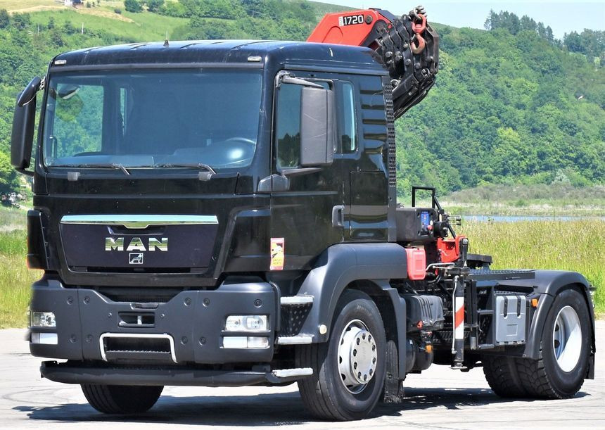 MAN TGS 18.400 Sattelzugmaschine + KRAN /FUNK MAN TGS 18.400 Sattelzugmaschine + KRAN /FUNK - 크레인 트럭, 트랙터 유닛 : 사진 4 MAN TGS 18.400 Sattelzugmaschine + KRAN /FUNK MAN TGS 18.400 Sattelzugmaschine + KRAN /FUNK - 크레인 트럭, 트랙터 유닛 : 사진 4