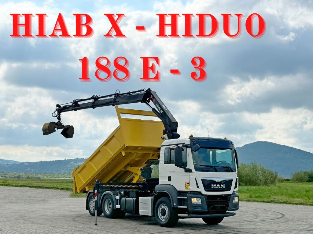 MAN TGS 26.400 * HIAB X-HIDUO 188 E-3 + FUNK * 6x4 - 크레인 트럭 : 사진 1 MAN TGS 26.400 * HIAB X-HIDUO 188 E-3 + FUNK * 6x4 - 크레인 트럭 : 사진 1