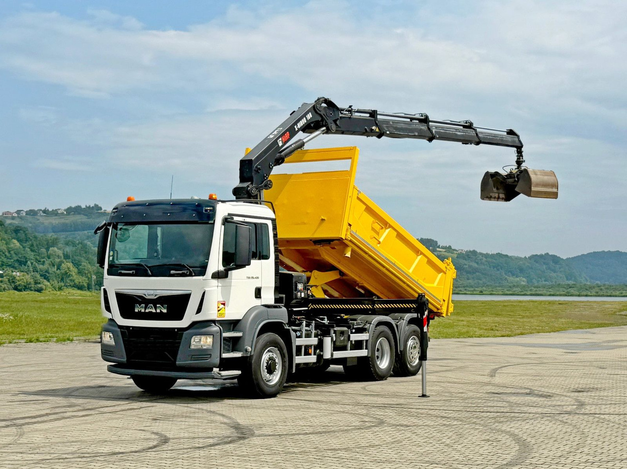 MAN TGS 26.400 * HIAB X-HIDUO 188 E-3 + FUNK * 6x4 - 크레인 트럭 : 사진 2 MAN TGS 26.400 * HIAB X-HIDUO 188 E-3 + FUNK * 6x4 - 크레인 트럭 : 사진 2