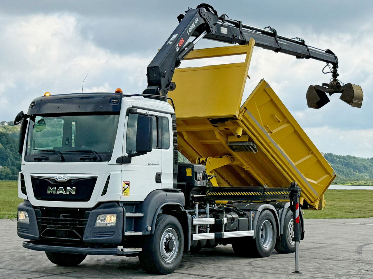 MAN TGS 26.400 * HIAB X-HIDUO 188 E-3 + FUNK * 6x4 - 크레인 트럭 : 사진 3 MAN TGS 26.400 * HIAB X-HIDUO 188 E-3 + FUNK * 6x4 - 크레인 트럭 : 사진 3