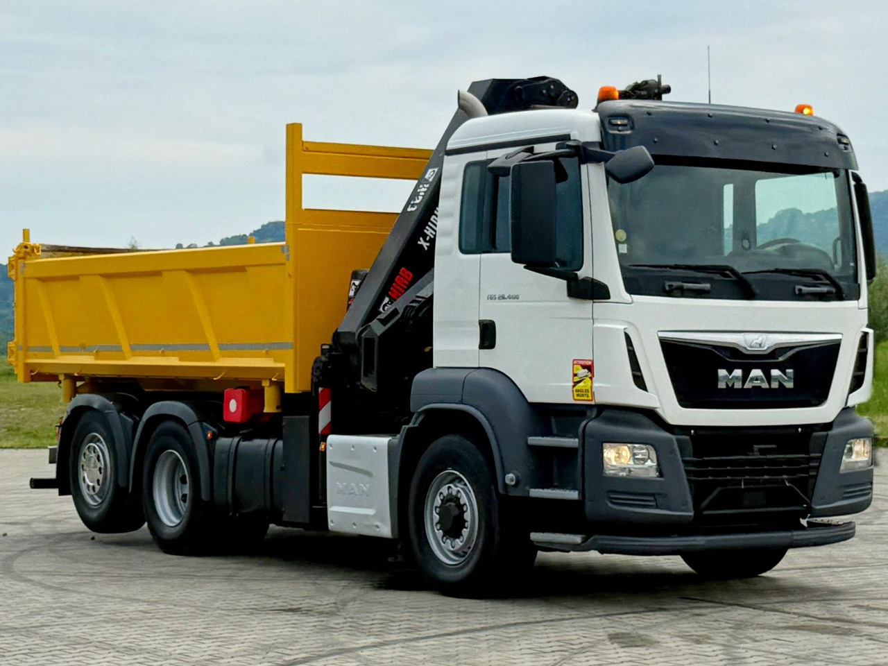 MAN TGS 26.400 * HIAB X-HIDUO 188 E-3 + FUNK * 6x4 - 크레인 트럭 : 사진 4 MAN TGS 26.400 * HIAB X-HIDUO 188 E-3 + FUNK * 6x4 - 크레인 트럭 : 사진 4