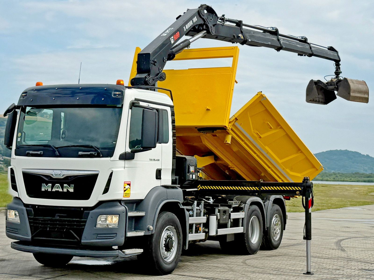 MAN TGS 26.400 * HIAB X-HIDUO 188 E-3 + FUNK * 6x4 - 크레인 트럭 : 사진 3 MAN TGS 26.400 * HIAB X-HIDUO 188 E-3 + FUNK * 6x4 - 크레인 트럭 : 사진 3