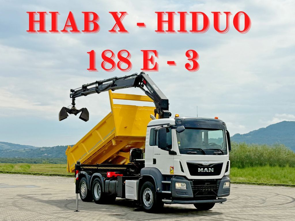 MAN TGS 26.400 * HIAB X-HIDUO 188 E-3 + FUNK * 6x4 - 크레인 트럭 : 사진 1 MAN TGS 26.400 * HIAB X-HIDUO 188 E-3 + FUNK * 6x4 - 크레인 트럭 : 사진 1