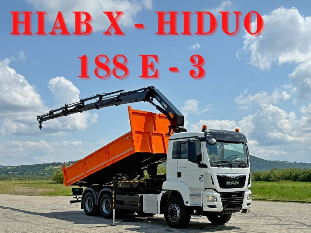 MAN TGS 33.440 * HIAB X-HIDUO 188 E-5 + FUNK * 6x4 - 덤프트럭, 크레인 트럭 : 사진 1 MAN TGS 33.440 * HIAB X-HIDUO 188 E-5 + FUNK * 6x4 - 덤프트럭, 크레인 트럭 : 사진 1