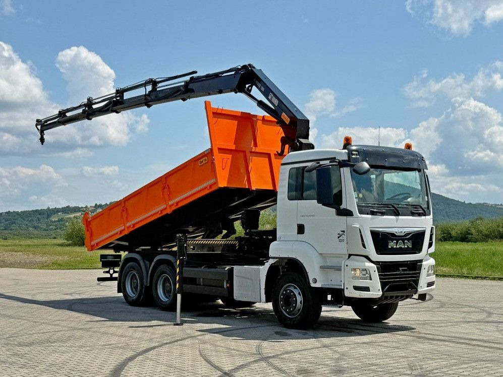 MAN TGS 33.440 * HIAB X-HIDUO 188 E-5 + FUNK * 6x4 - 크레인 트럭 : 사진 2 MAN TGS 33.440 * HIAB X-HIDUO 188 E-5 + FUNK * 6x4 - 크레인 트럭 : 사진 2