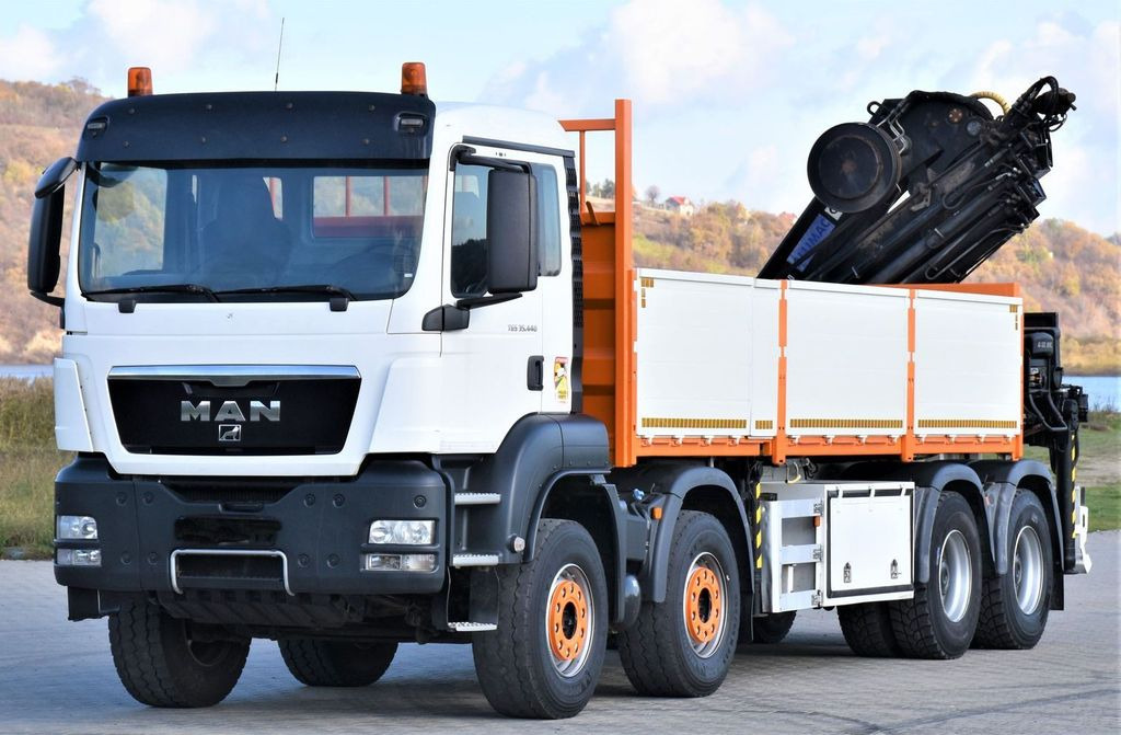 MAN TGS 35.440 * HIAB 322 EP-5HIPRO+FUNK / 8x4! - 크레인 트럭, 드롭사이드/ 플랫베드 트럭 : 사진 3 MAN TGS 35.440 * HIAB 322 EP-5HIPRO+FUNK / 8x4! - 크레인 트럭, 드롭사이드/ 플랫베드 트럭 : 사진 3
