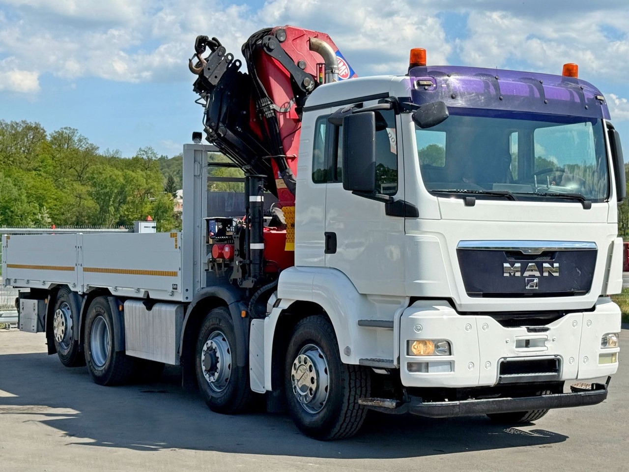 MAN TGS 35.440* KIPPER 6,00m * HMF 4220 K6/FUNK* 8x4 - 크레인 트럭 : 사진 3 MAN TGS 35.440* KIPPER 6,00m * HMF 4220 K6/FUNK* 8x4 - 크레인 트럭 : 사진 3
