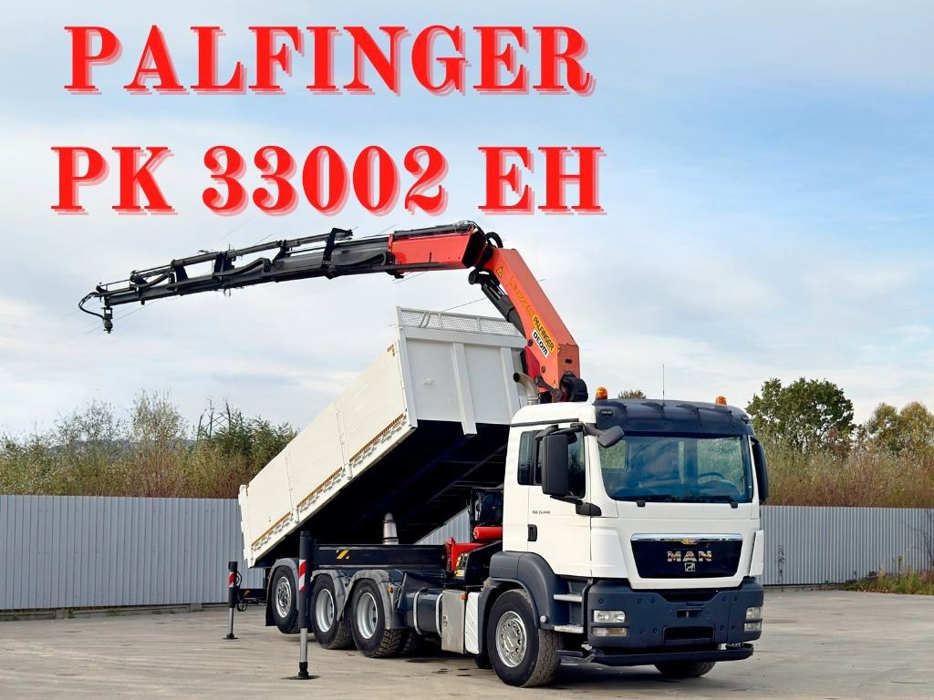 MAN TGS 35.440 * PALFINGER PK 33002 EH +FUNK / 8x4 - 크레인 트럭 : 사진 1 MAN TGS 35.440 * PALFINGER PK 33002 EH +FUNK / 8x4 - 크레인 트럭 : 사진 1